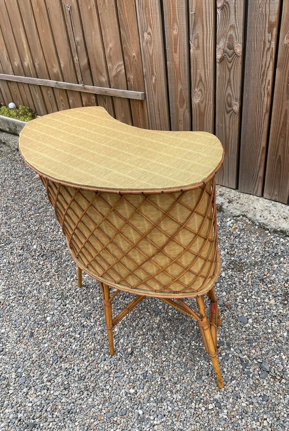 Bamboo tiki bar and bamboo rattan