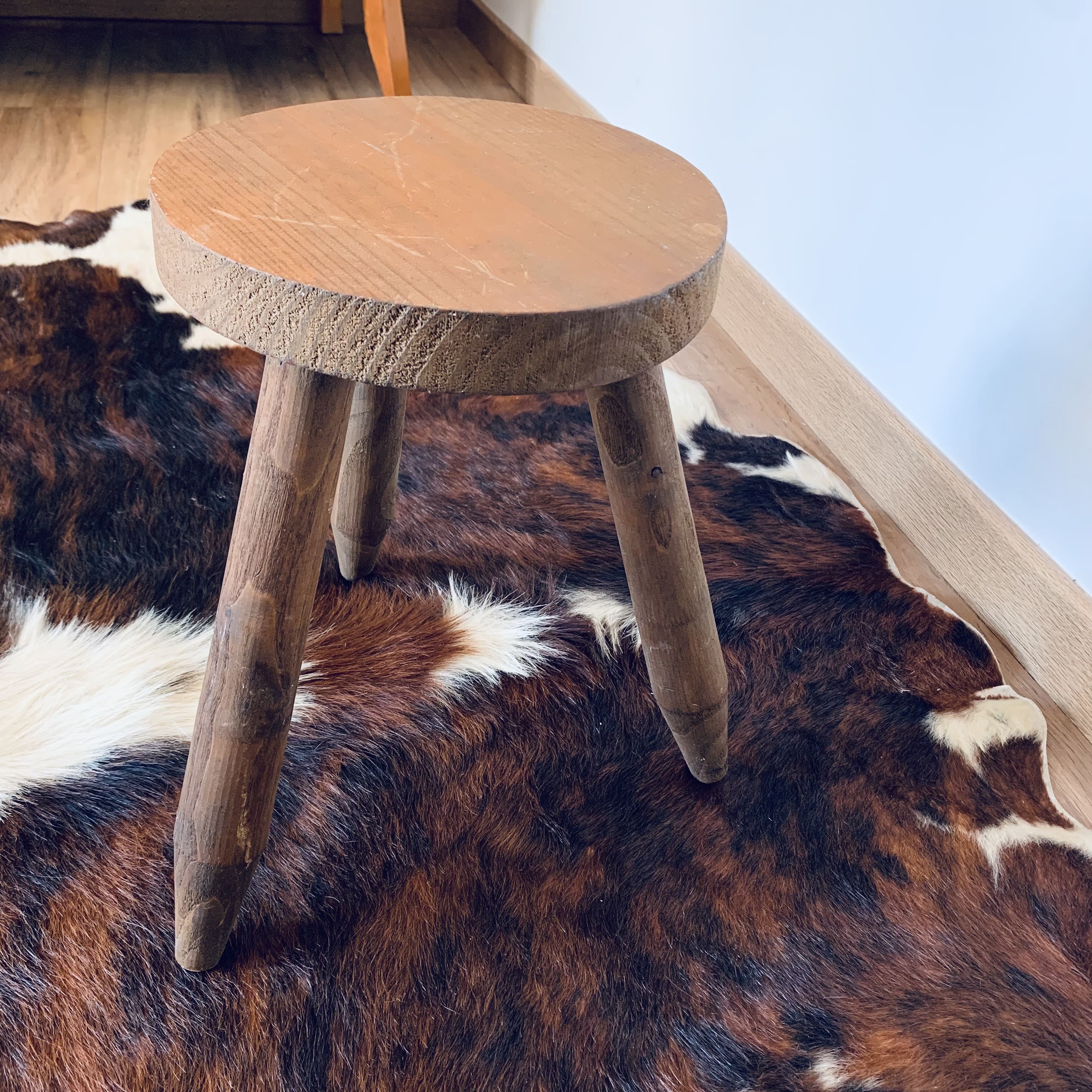 Vintage tripod stool