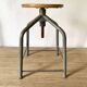 Adjustable screw workshop stool, 1960s
