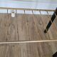 Pierre Guariche style bedside table, wood and metal, vintage, 60s
