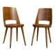 Paire de chaises mondor du designer baumann circa 50/60