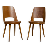Pair of mondor chairs by designer baumann circa 50/60