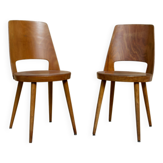 Paire de chaises mondor du designer baumann circa 50/60