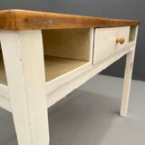Vintage Writing Desk with Drawer, Czechoslovakia, ca. 1950s–60s