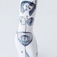 Pair of modernist nude figurative vases in porcelain by Sargadelos.