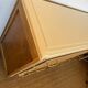 Commode vintage bois et poignées laiton doré