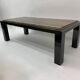 Table basse en granit Hollywood Regency du milieu du siècle par Fedam Design Belgium