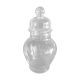 Old glass bottle of apothecary or confectioner