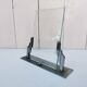 Art deco photo frame Silver metal Vintage