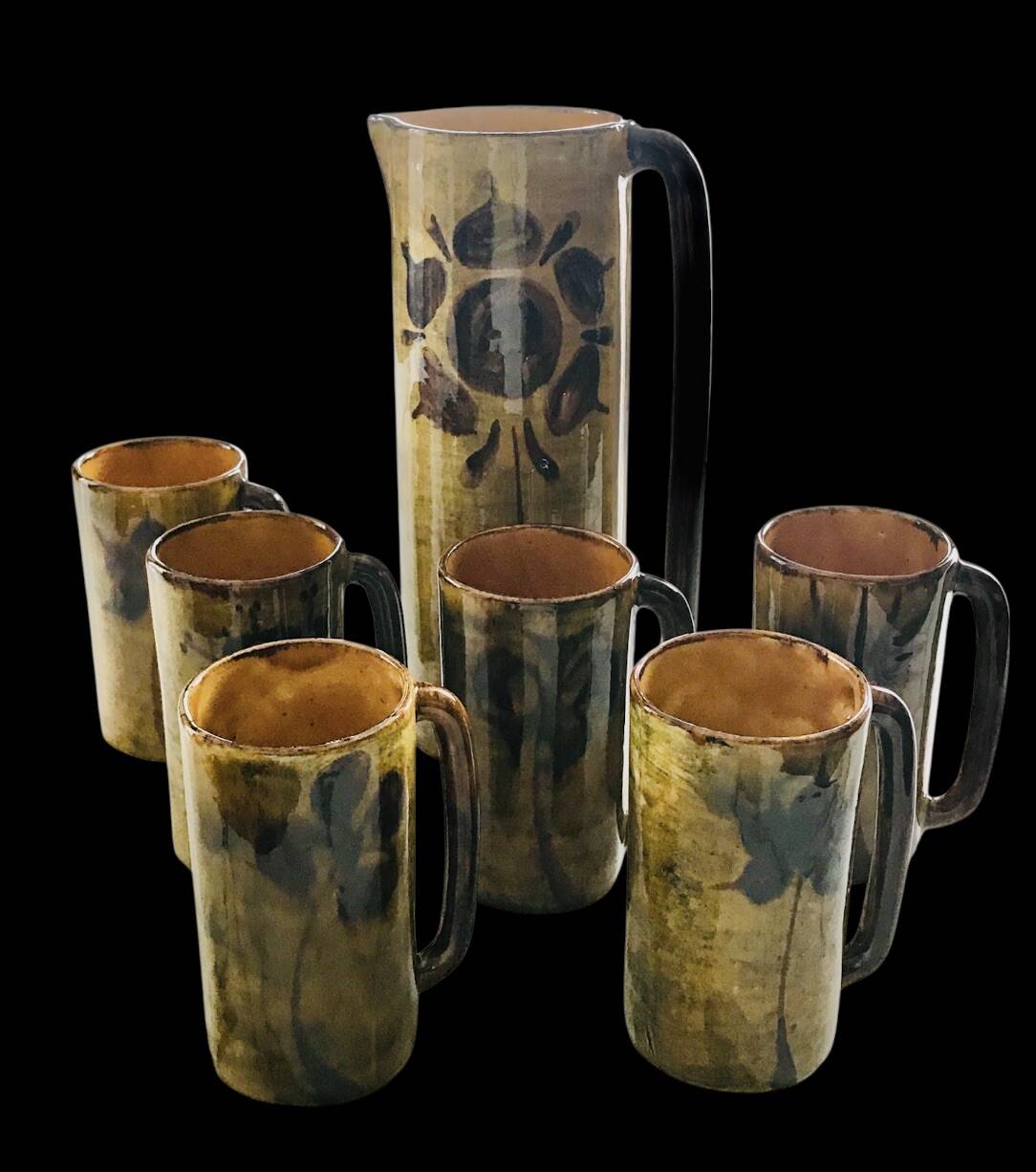 Lanusé Le Castellet drinks service from the 60s