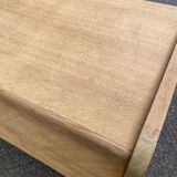 Commode scandinave 4 tiroirs rénovée en bois brut 1940