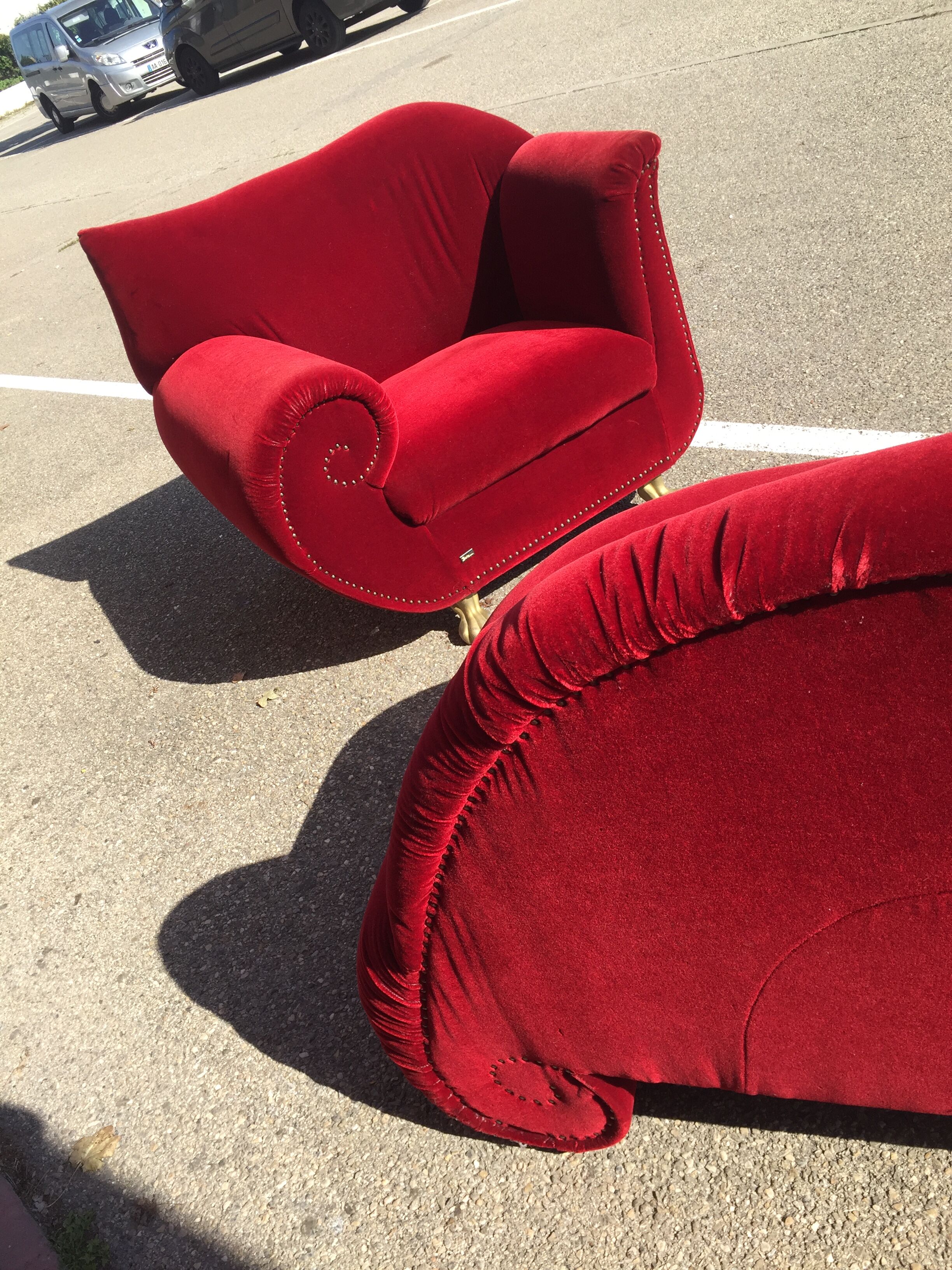 sofa and armchair Bretz