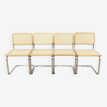 Chaises vintage Cesca B32 par Marcel Breuer