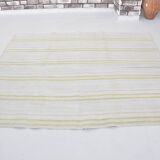 Antique Colorful Oushak Hemp Kilim Rug sku 3674