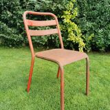 A Tolix bistro chair