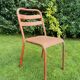 A Tolix bistro chair