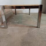 Table basse travertin vintage