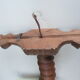 Wooden sconce