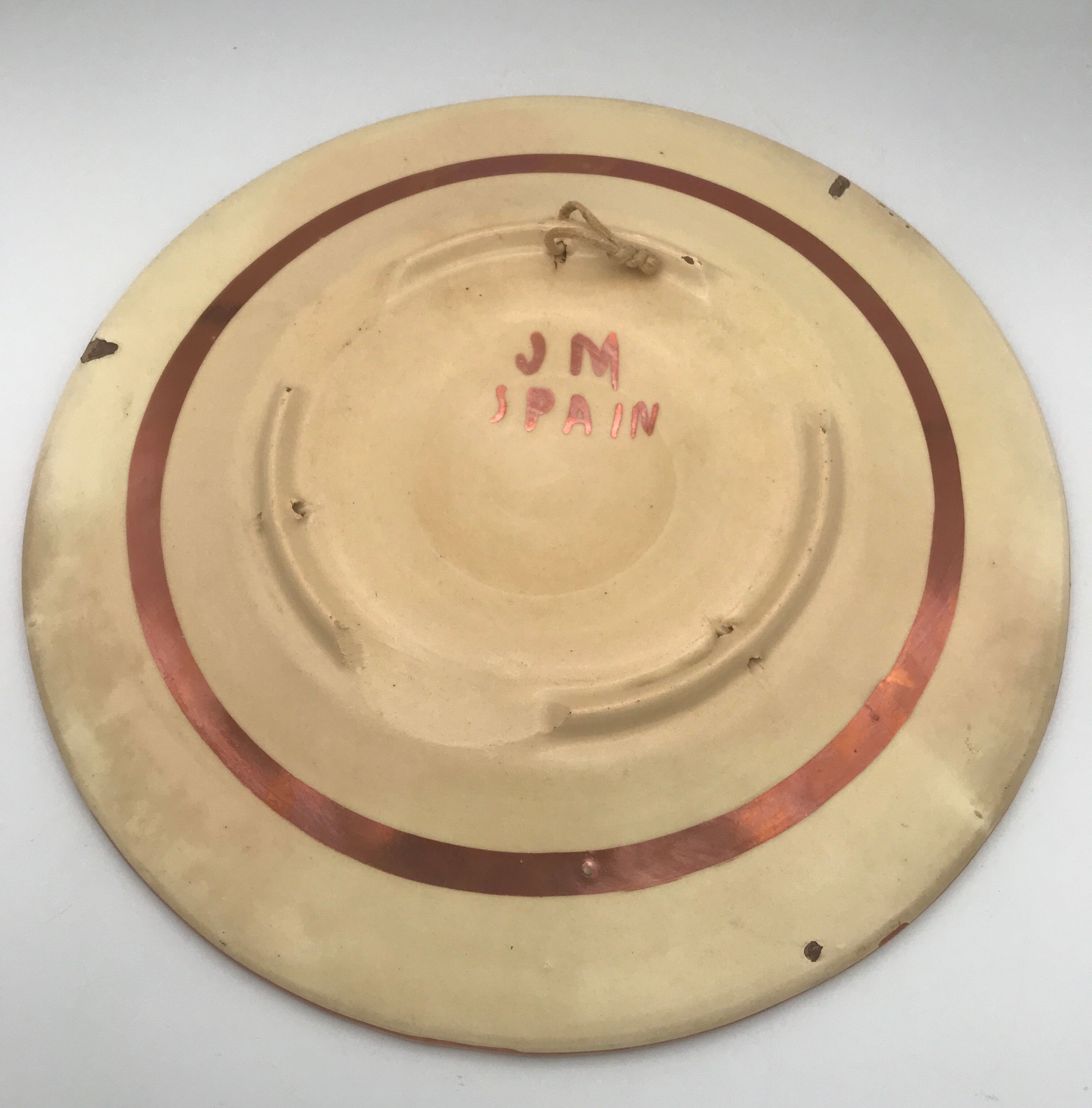 Hispano-moorish dish with umbilicus