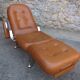 Long leather chair natural  1970