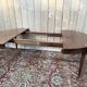 Table à manger ronde en acajou de style Louis XVI 230 cm
