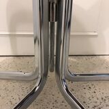 Fauteuil velours année 70 pivotant