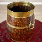 Barrel-Like Oak Umbrella Stand, Early 20th Century