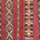 Tapis kilim berbere marocain tissé main 118x165 cm