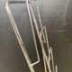 Vintage stainless steel vinyl door