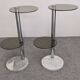 Pair of side tables or end tables Space Age, France circa 1970.