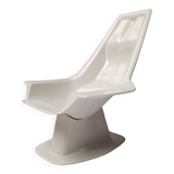 Sun lounger armchair, Les Plastiques de Bourgogne, 1970