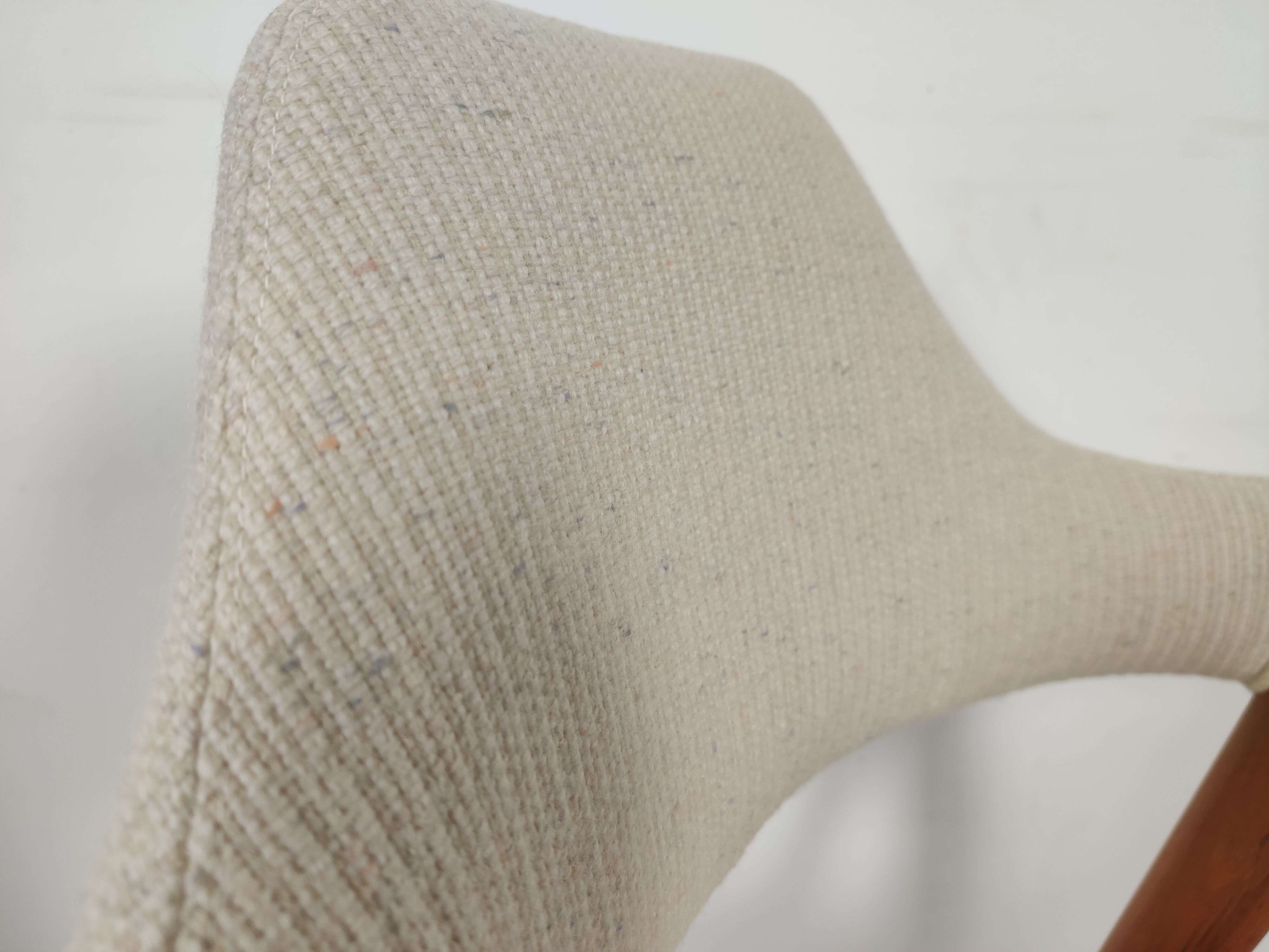 6 "compass" teak chairs by Kai Kristiansen for sva m-bler, 60s