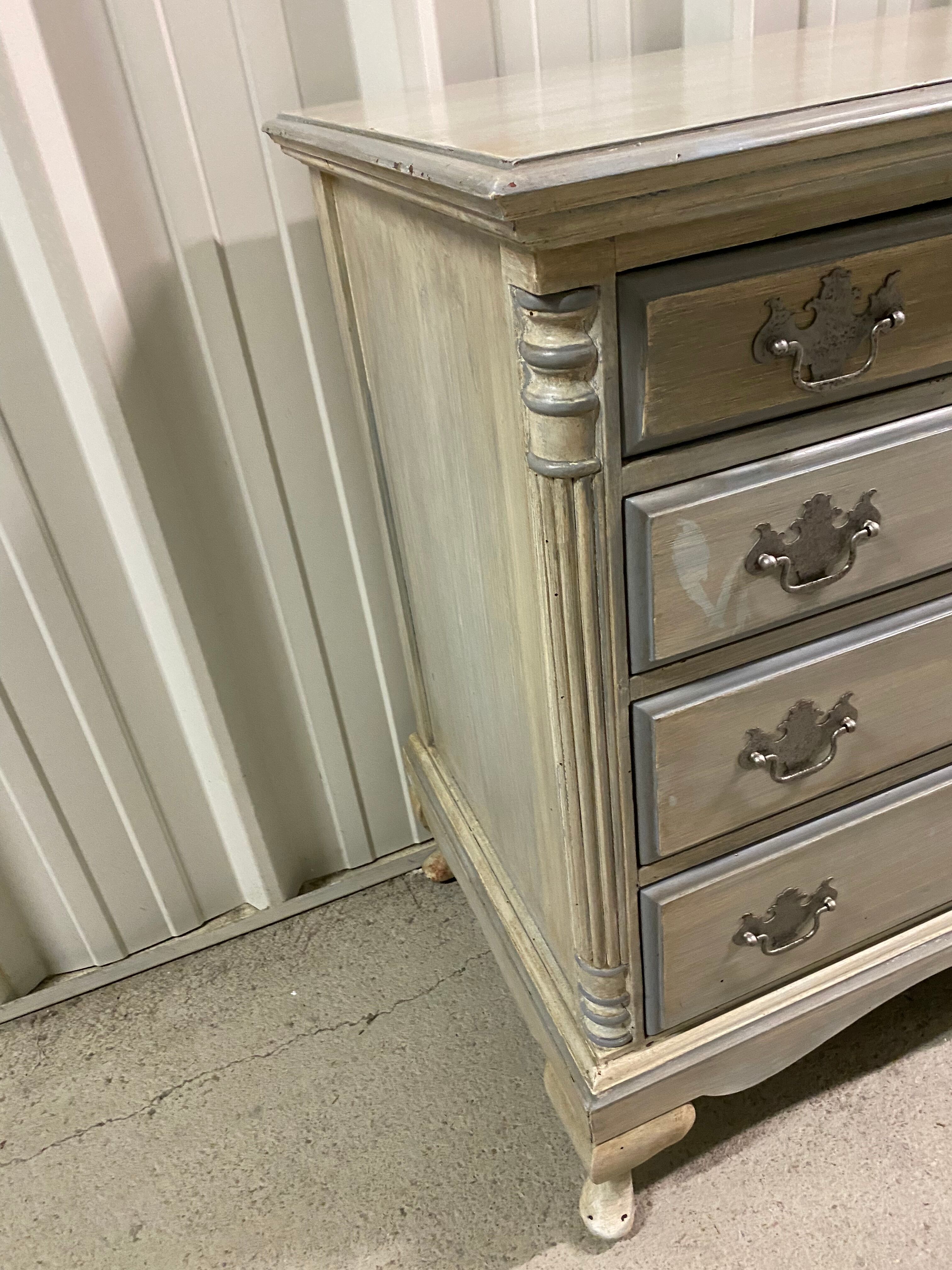 Painted chest of drawers