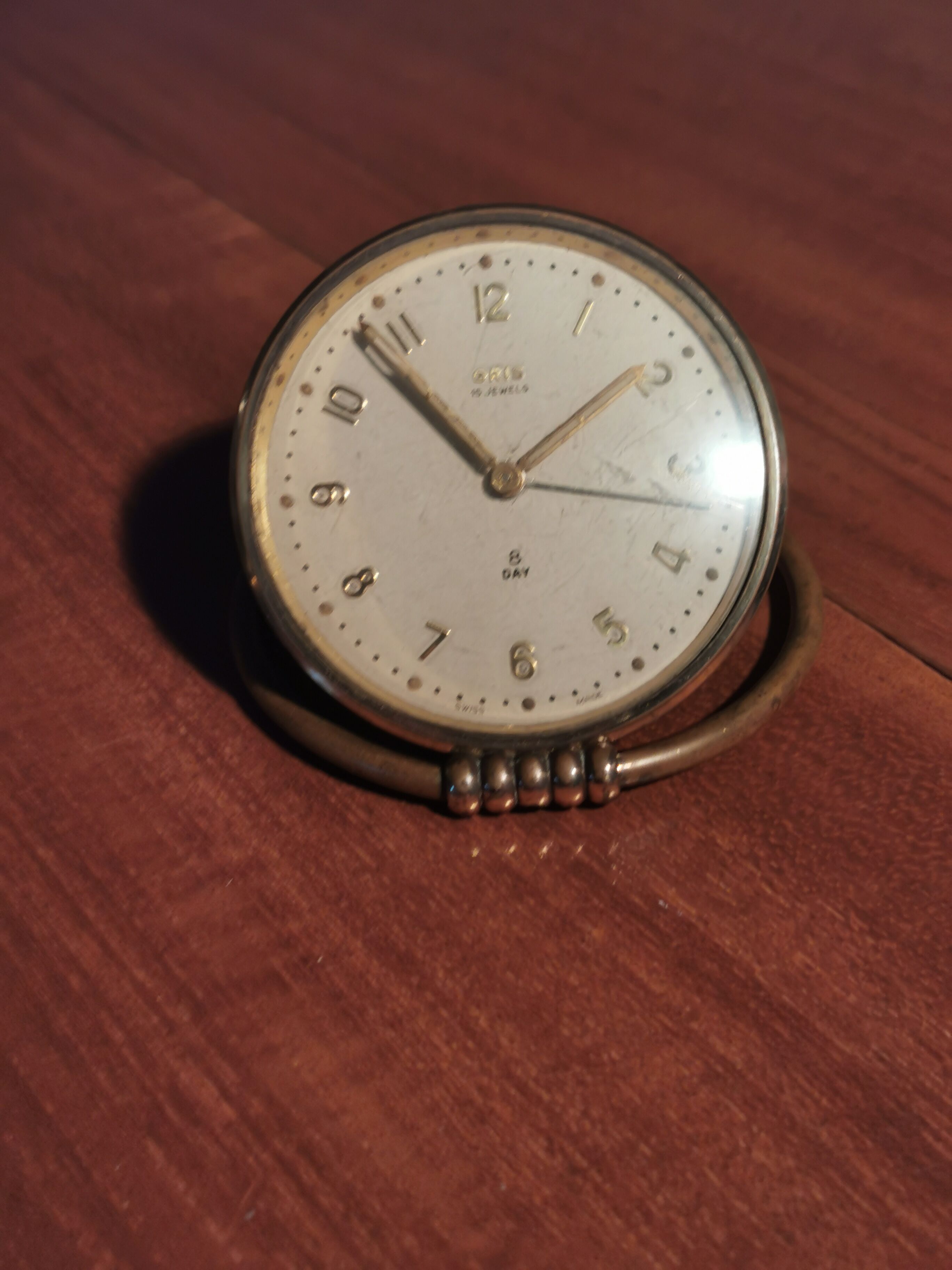 Travel awakening ORIS 8 days 15 jewels Switzerland
