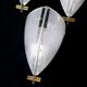Six VeArt Murano wall lamps by Guismondi for Artemide