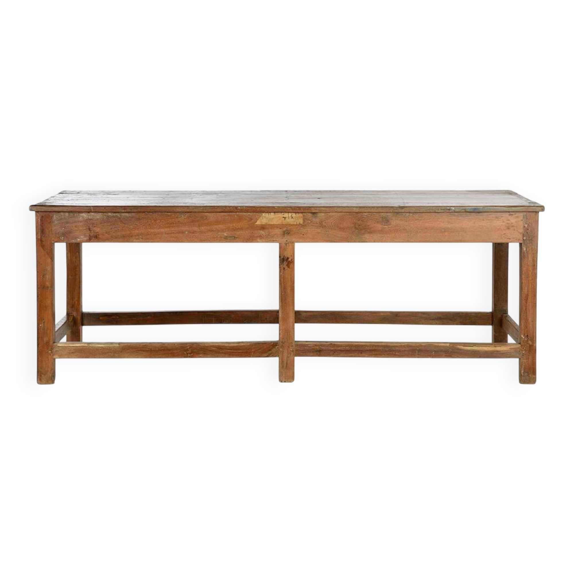 Large solid wood work table (245 x 80 x 90cm)