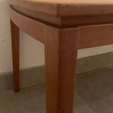 Large Scandinavian teak coffee table from the 60s