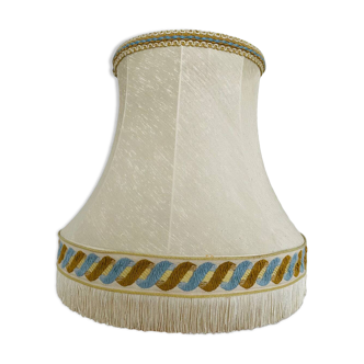 Vintage pagoda lampshade with fringes