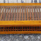 Coffee table, exotic wood, glass and rattan, vintage