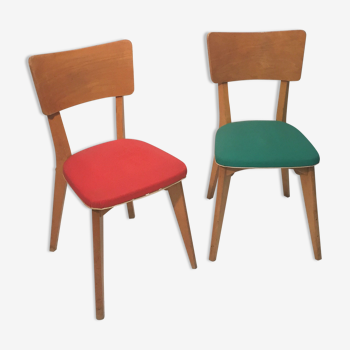 Pair of Monobloc chairs