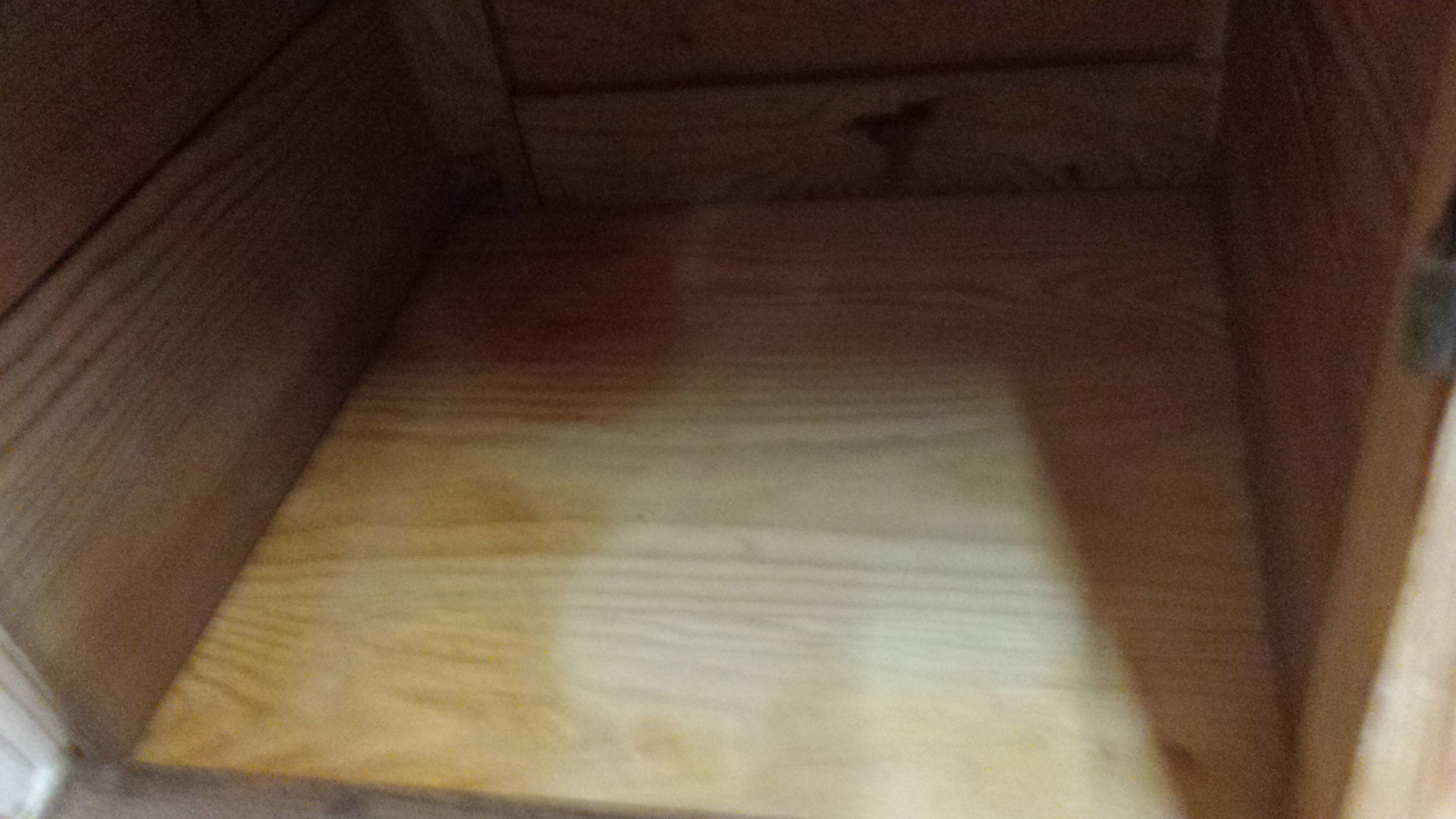 Raw mado buffet, sanded