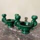 Pair of ceramic candlesticks