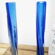 Blue soliflores vases