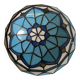 Tiffany stained glass ceiling light