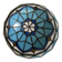 Tiffany stained glass ceiling light