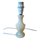 Lampe en pierre marbrée  beige -  petite lampe albâtre