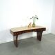 Vrijstaand Art Deco bureau met licht blad en lades
