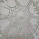 Vase en verre ciselé, motifs "ronds et stries"