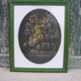 Peinture de fleurs ancienne