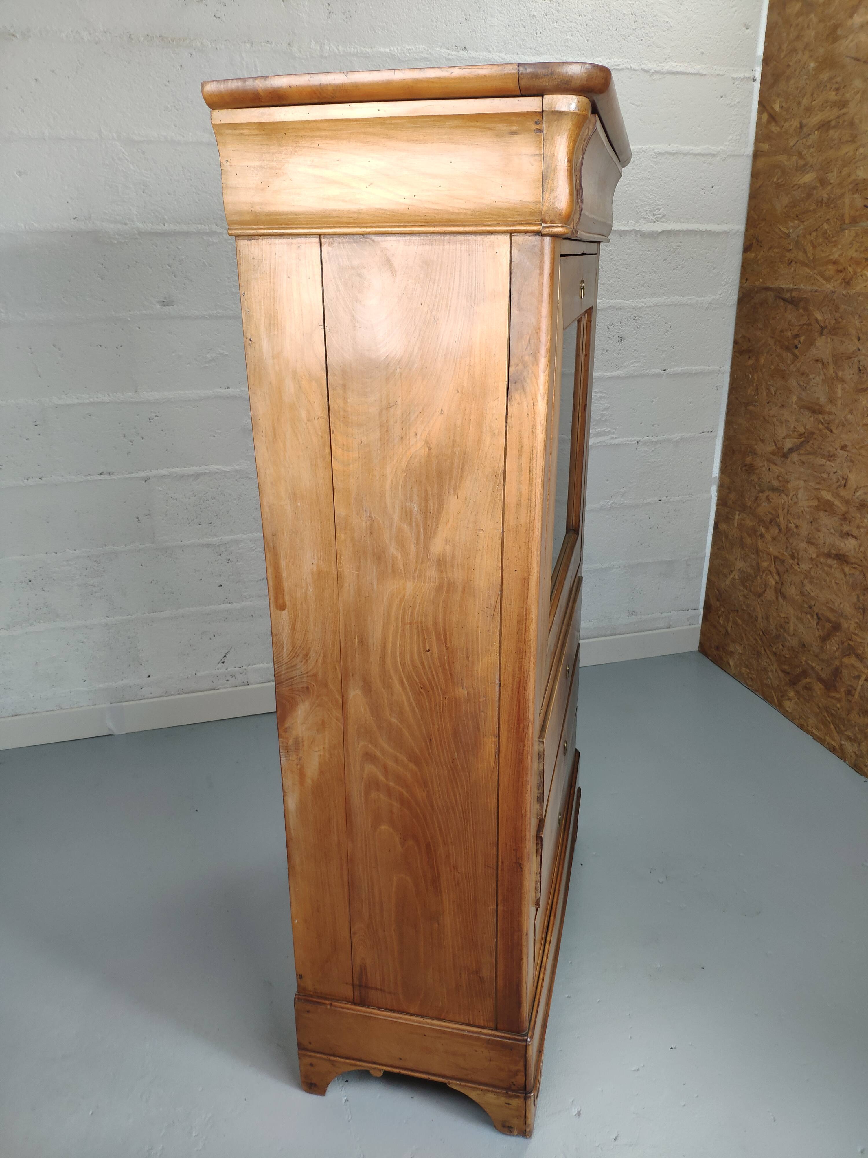 Louis Philippe glazed style secretary